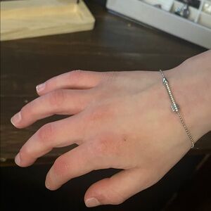 Michael Kors Silver Arrow Charm Bracelet